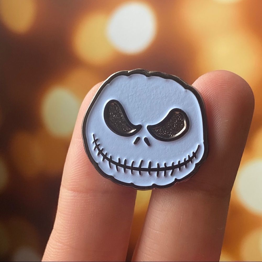 Jack Skull Enamel Pin/ Brooch